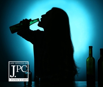 drinking alcohol in dark